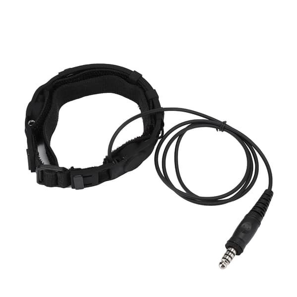 Z033FG för Element ZTactics PTT halsmikrofonhörlurar med ABS nylonhalsband
