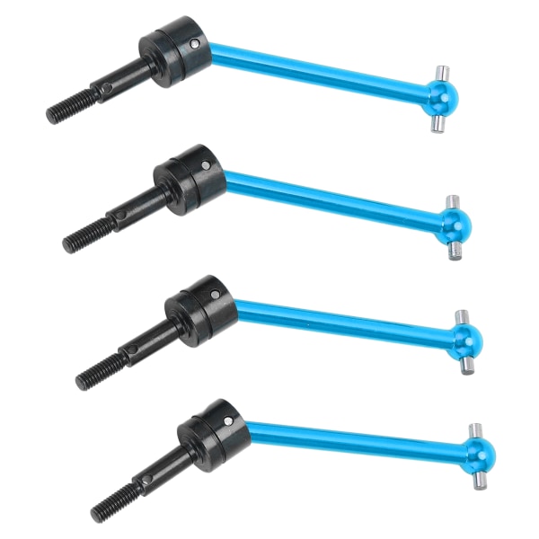 4 stk. RC metall universal CVD drivakselsett for Tamiya TT02B 1/10 RC bil oppgraderingsdeler blå