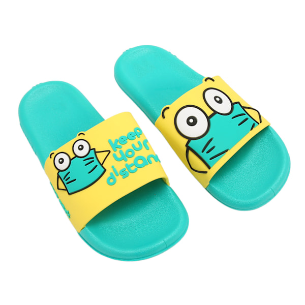 Tofflor för kvinnor PVC Anti Slip Mjuk Andas Söt Duschskor Badrumssandaler för inomhus Hem Strand Grön 40/41