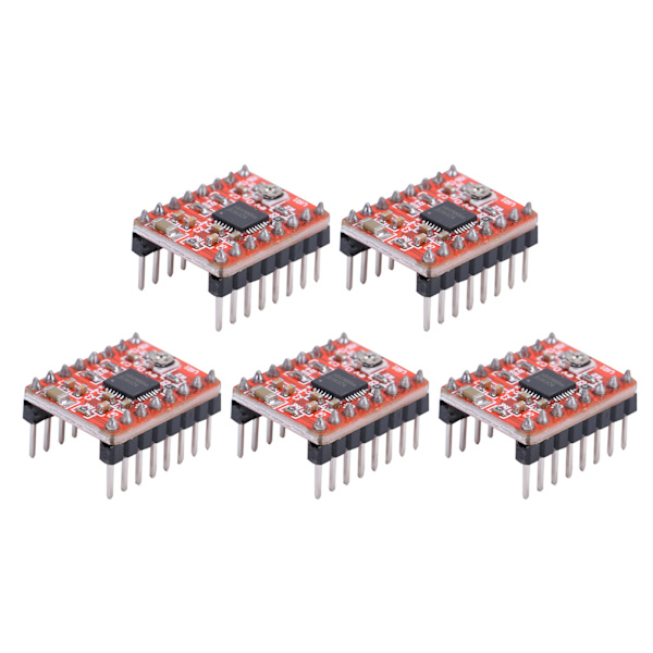 5 stk. Stepper Motor Driver Modul Board til Ramps 1.4 A4988 3D Printer Tilbehør