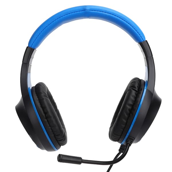 Gaming Headset 40 mm Kablet Stereo Hovedtelefon med Cool LED Lys Mikrofon til PC Bærbar