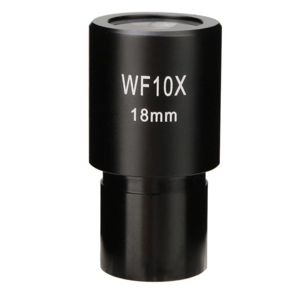 WF10X 18 mm biologiskt mikroskop vidvinkel okular optiska linser med skala