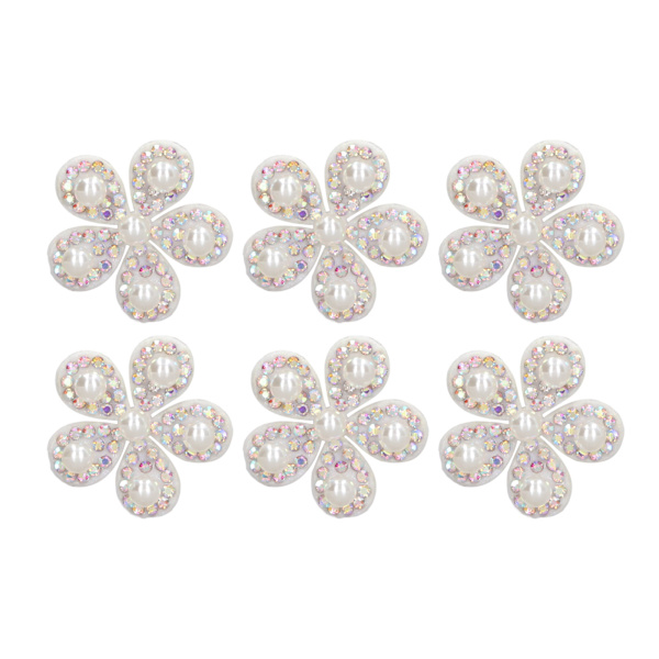 50 st Rhinestone Blomster Patchar DIY Fashionabla Vackra Sy På Patchar för Ryggsäckar Kragar Kläder