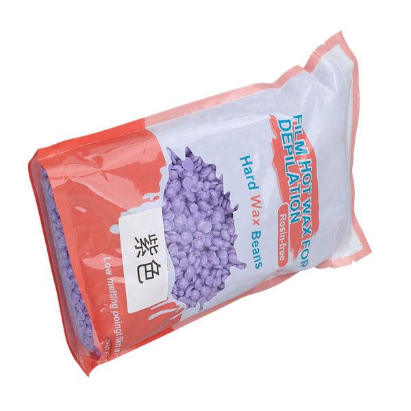 Hårfjerning voksperle Menn Kvinner Sikker Mild Hard Wax Bean for Face Bikini Ben Underarm 35.3oz Lilla