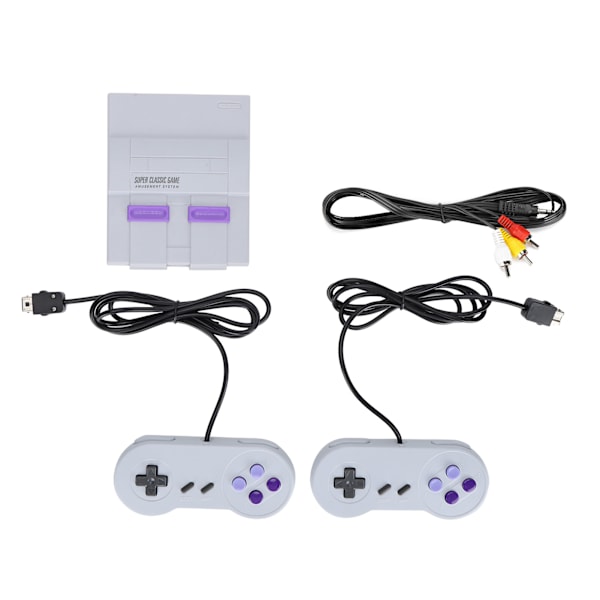 Spilkonsol - Klassisk 8-bit TV-spilkonsol til familieunterholdning og fritid 110‑240VEU-stik