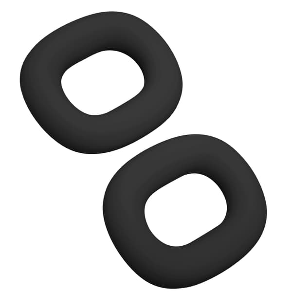 Udskiftning af headset-ørekopper i silikone, svedafvisende headset-ørehynder til IOS Earbuds Max Sort