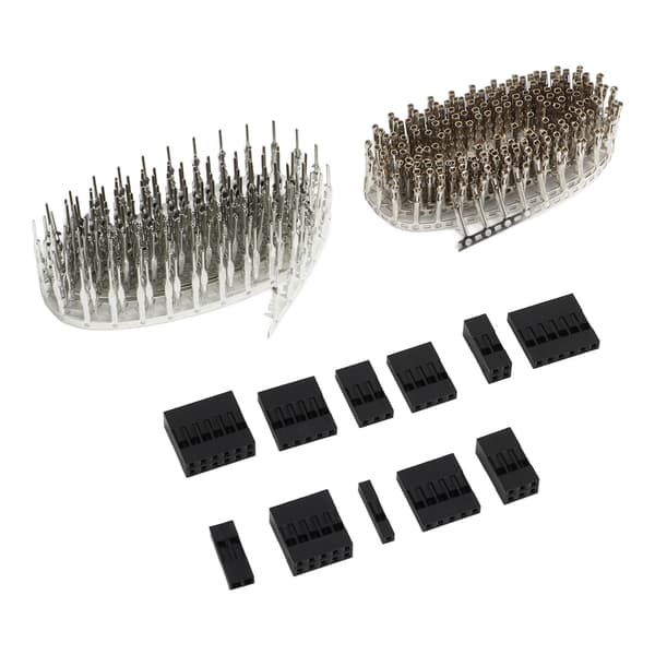 620 stk. 2,54 mm Jumperkabel Pin Header-stik med han- og hun-crimpstifter til biler, computere, printkort