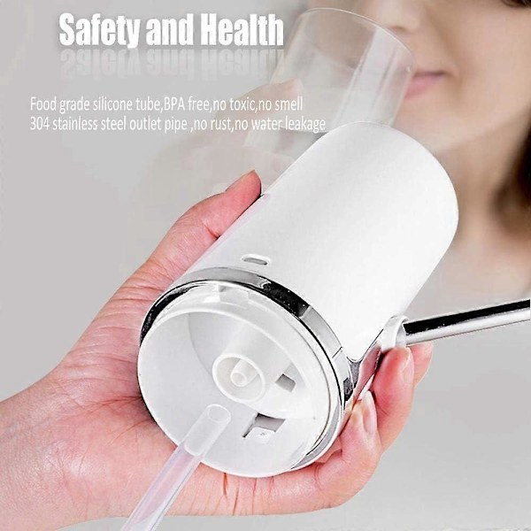 Automatisk vandflaskepumpe Universal 5 gallon vanddispenser USB-opladning Bærbart drikkevand