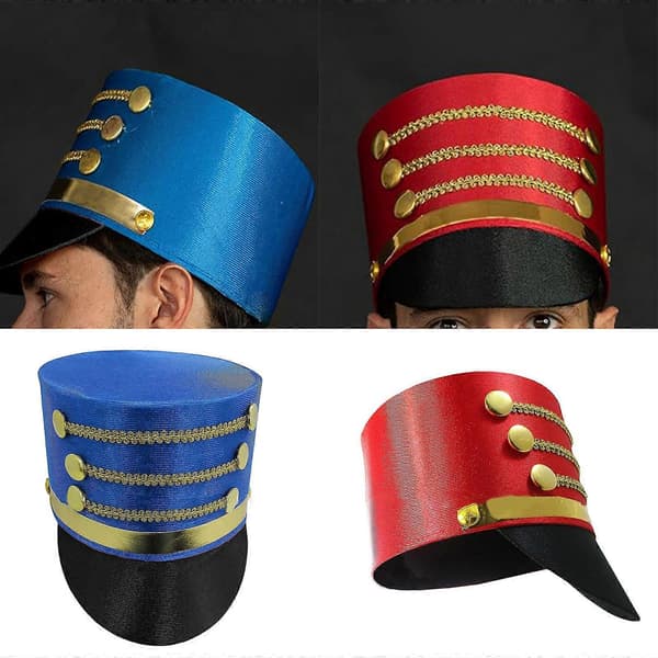 Retro Nutcracker Top Hat Princess Artist Painter Hat Outdoor Activity Hat for Festive Events White