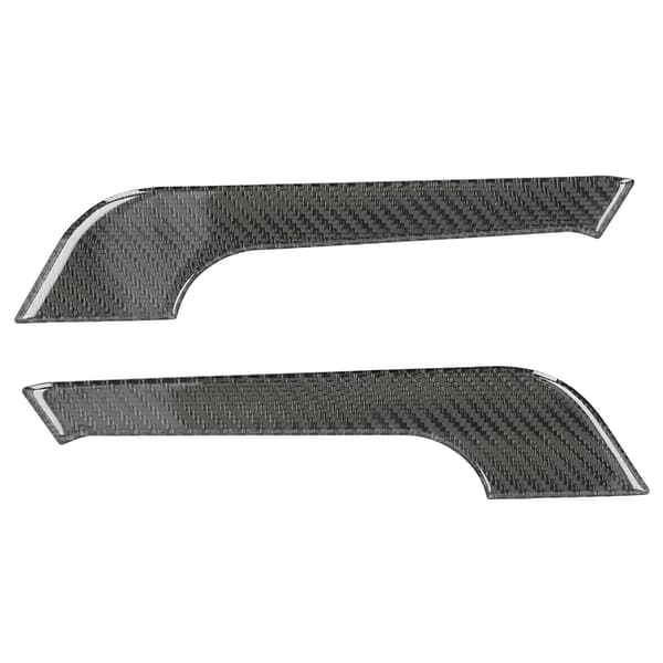 2 st Mittkonsol Mugghållare Trim Kolfiber Skydd Passar Dodge Charger 2011-2014