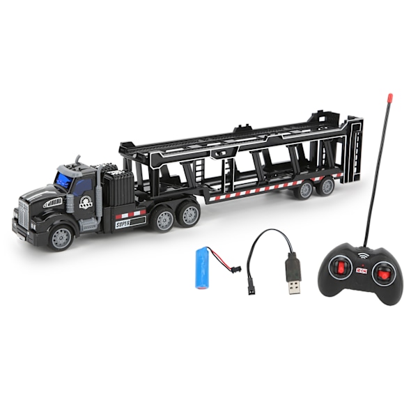 1:48 City Stor lastebil med fjernkontroll Transporter Simulering lastebil Metall legering modell leketøy