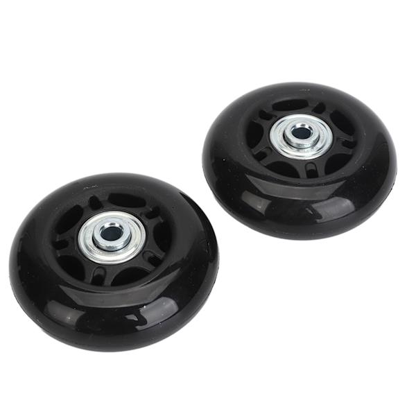 2 stk. bagagekuffert udskiftningshjul universelle gummi drejehjul lejer reparationskits med installationsværktøj 68x24mm / 2.7x0.9in
