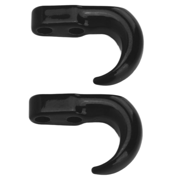 2 stk. RC metallstøtfanger tilhengerkrok sigd autentisk redningsbilkrok for Axial SCX24 1/24 svart