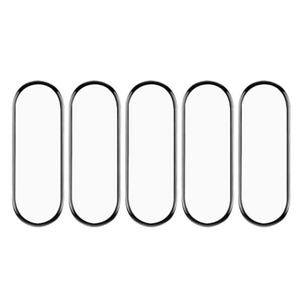 5PCS Skärmskydd Skyddsfilm Klar Anti Scratch Enkel installation Smart Band Tillbehör för Mi Band 6