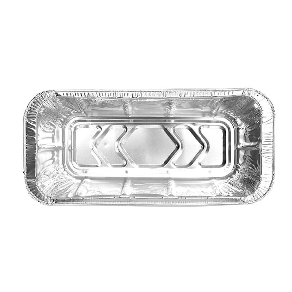 20 st 670 ml grillbricka rektangulär aluminiumfolie baklådor stekningsgrill tennbricka för kök utomhustillbehör