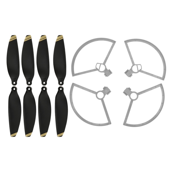 4 stk propelbeskytter 2 par 4726F sort propel passer til MAVIC MINI Drone (guldkant)