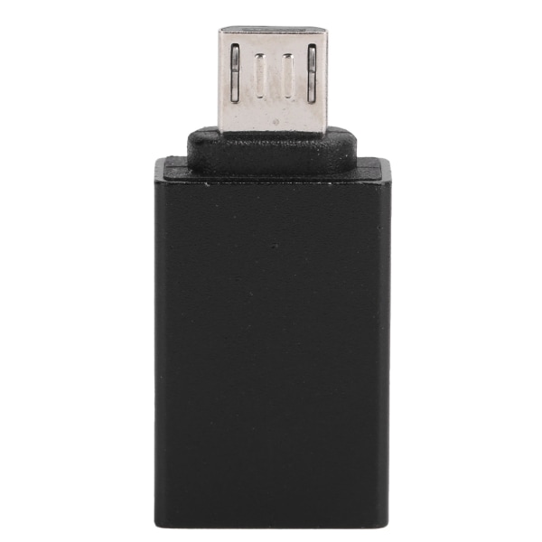 USB till för Android Adapter Micro OTG Convert Connector Dataöverföring Laddningsenhet Svart