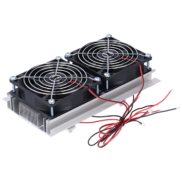 Halvledarkylning Dubbelkärnig Elektronisk Kylare Kylsystem DC12V 120W