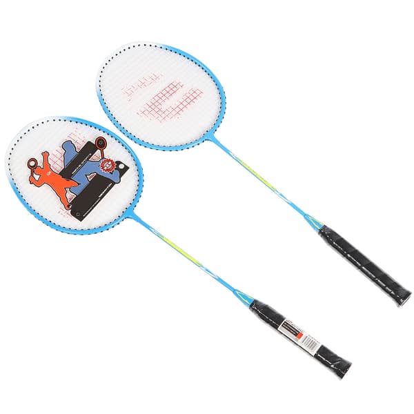 1 par slitesterk badmintonracket i aluminiumslegering med bæreveske