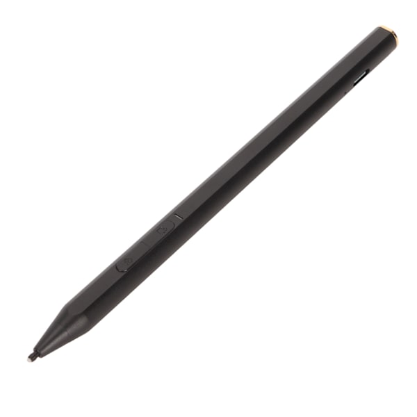 For Pro 3 Stylus 4096 Trykk BT Tilkobling Snarveistaster Aluminiumlegering Smart Pen for Pro 4 5 6 7 X 8 Book 1 2 3 Svart