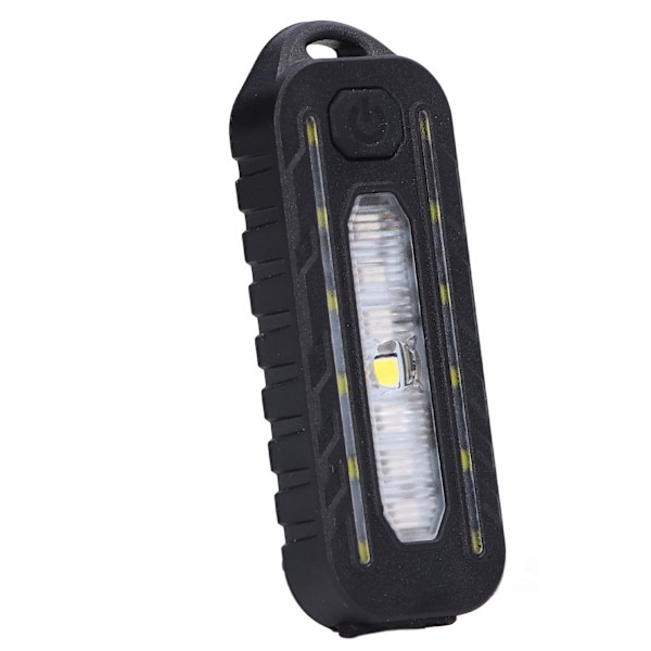 Monitoiminen punainen sininen varoitusvalo USB lataustakavalon LED vedenpitävä olkavalaisin