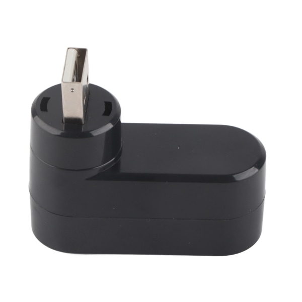 USB jakaja Mini Kannettava In Line USB 2.0 -telakointiasema 3-porttinen jakaja 180° Rotation Laajennuskeskitin