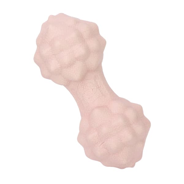 Peanut Massagebold Multi Directionel Massage Ergonomisk Blød Dobbelt Lacrosse Massagebold til Stressreduktion Pink