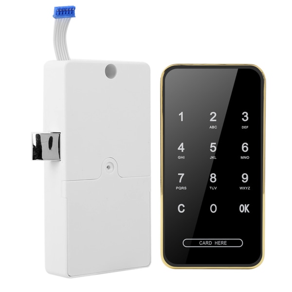 Elektronisk adgangskodekortlås RFID Smart nøglefri berøringsskærm til arkivskoskabsskabGold RFID-tag
