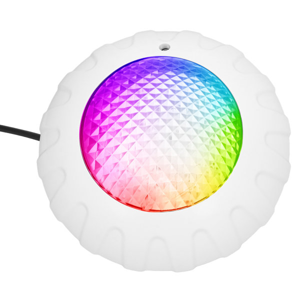 LED poollys DC12V/38W med fjernbetjening IP68 Vandtæt RGB farverig energibesparende poollampe til damfontænepool