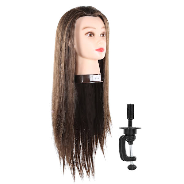 Professionell Mannequin Head Frisör Träningshuvud för hårstyling Flätning 65cm