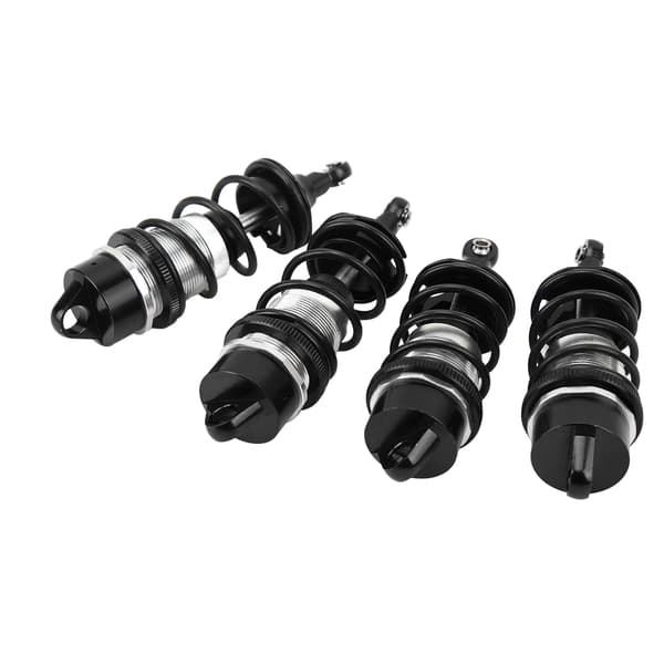 RC Forreste Bageste Støddæmper Aluminiumlegering Høj Elastisk Fjeder RC Stødabsorberende Del til ARRMA 1/7 Sort