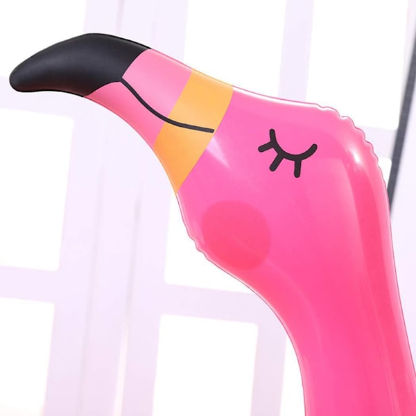 2-pack uppblåsbara flamingo ringkastningsspel leksaker med 8 st flytande ringar för simbassängsspel