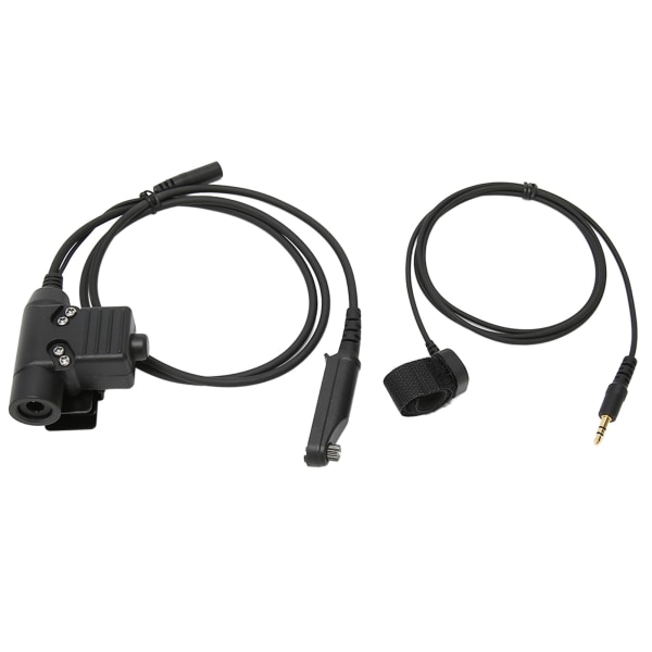 U94 PTT Adapter Kabel Walkie Talkie Headset Adapter med Key Line Passning för UV XR UV 9R