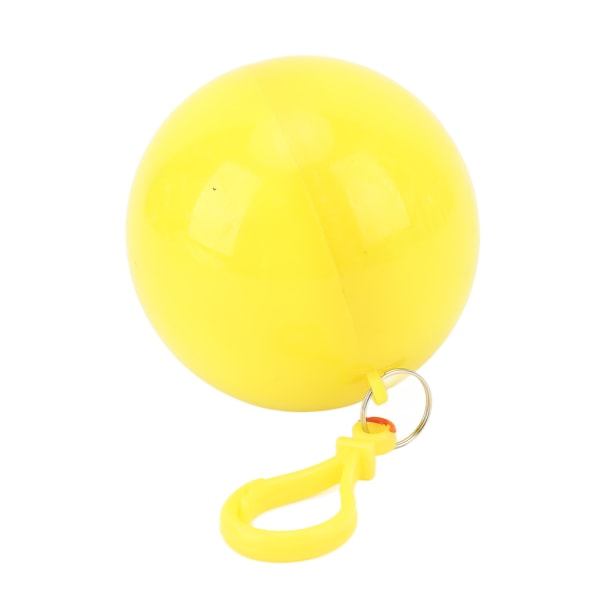 Regnponchos Regnrock för engångsbruk PVC Regnskydd med boll för nödresor till bergsklättring