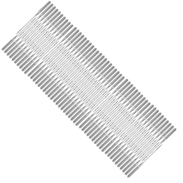 100 stk husholdningsbroderinåler i rustfritt stål, universelle symaskinnåler 65/9