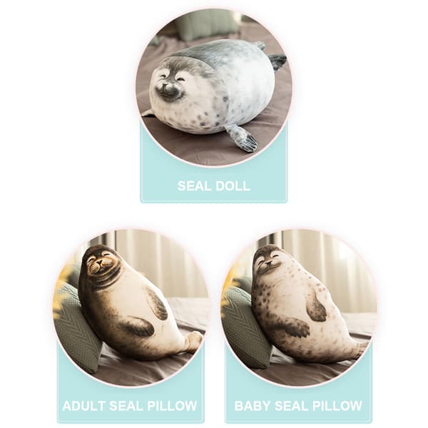 Merieläin Tyyny Blob Tyyny Söpö Pehmolelu Puuvilla Pehmoeläin Tyyny