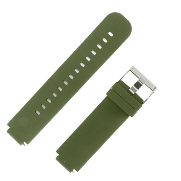 Vaihtokellon rannekkeen säädettävä koko Pehmeä watch watch 2 A1807 Verge 2 OD vihreä