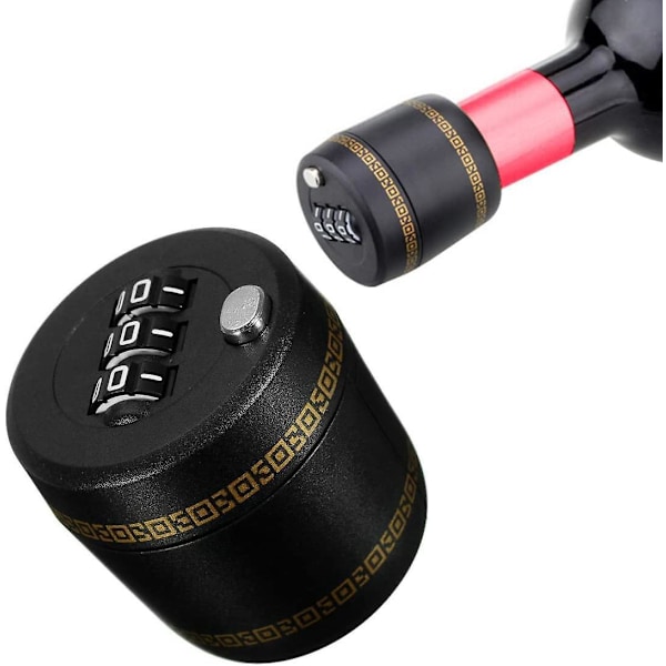 Wine Stopper with Combination Lock - Secure Your Wine Bottle!