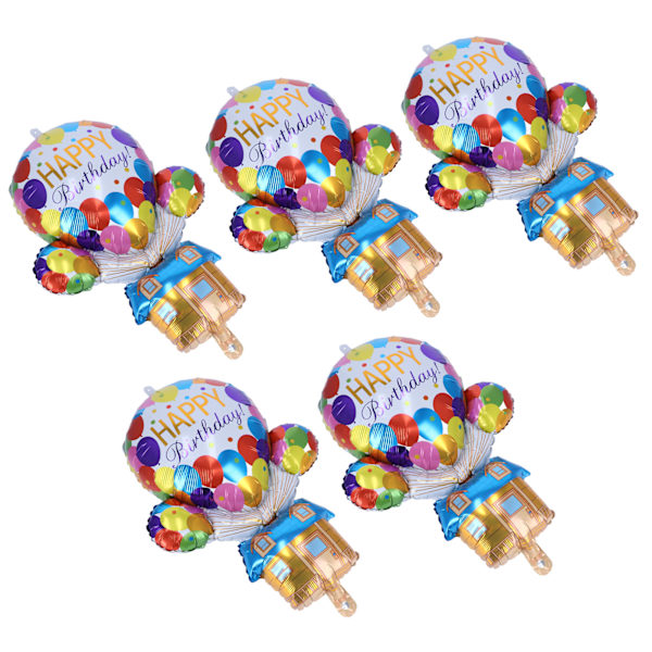 Ballon Tillykke med fødselsdagen Fest Baggrund Dekoration Aluminiumfolie Balloner Foto Rekvisitter