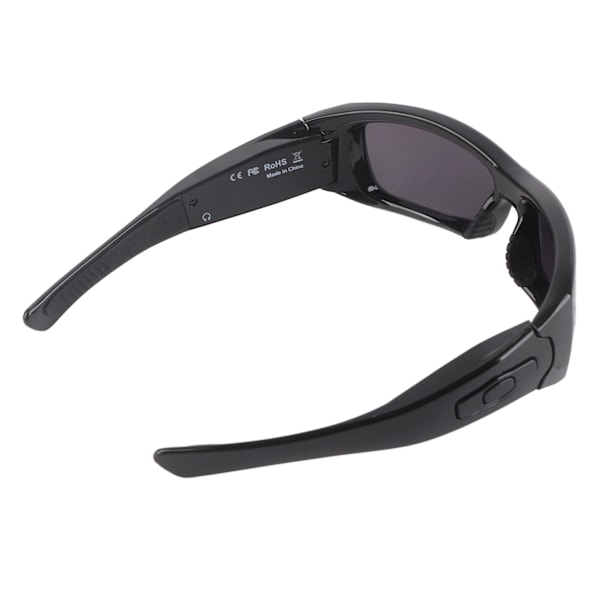Kamera Headset Glasögon Bluetooth 1080p Polariserad Linsen Stöd Samtal Video Musik Solglasögon för Körning Ridning Resor