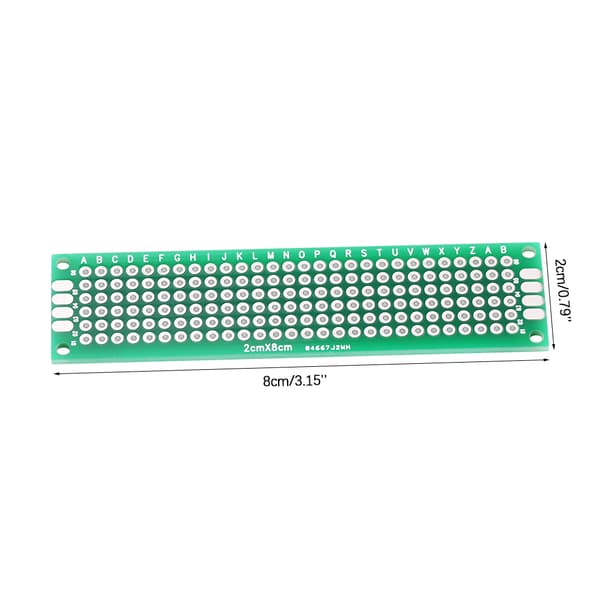 10 stk. 2 cm x 8 cm dobbeltsidet prototyping DIY lodning universel printplade