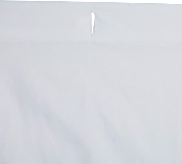 Hvit-183x183cm-Vaffelvevd dusjforheng, polyester