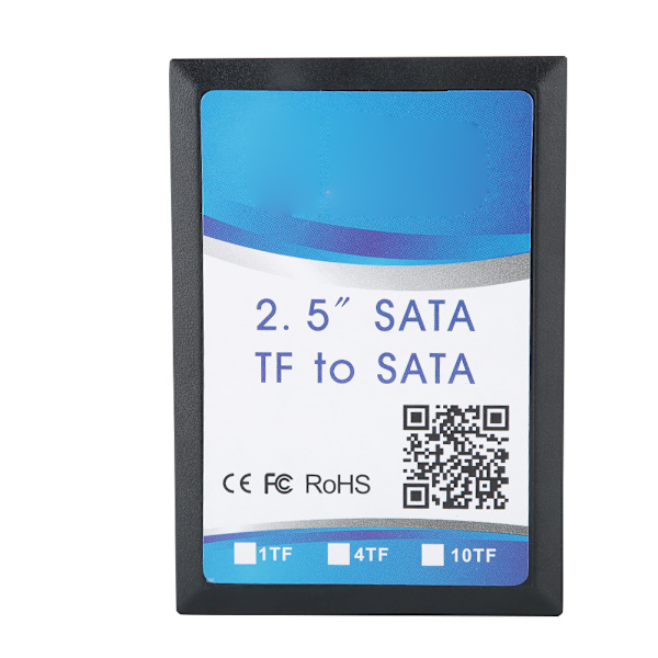 TF/SDHC/SDXC/MMC-kortti SATA 2,5 tuuman kiintolevyyn, jossa nopea FT1307-siru