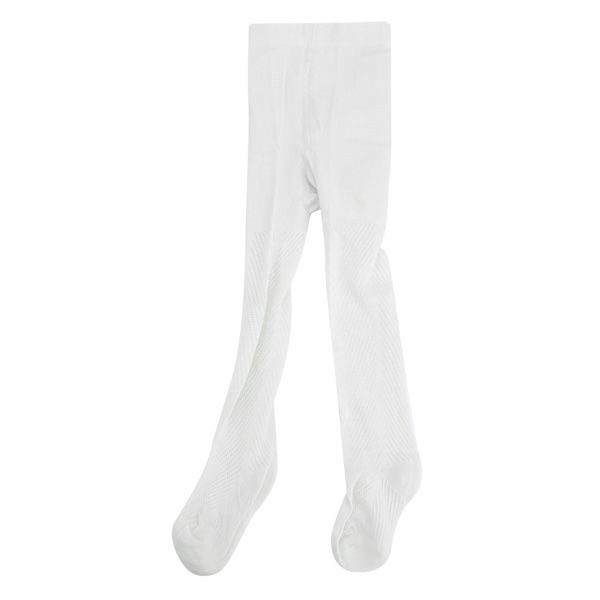 Baby Strømpebukser Leggings Bomuld Blød Åndbar Varme Strømper Toddler Strømpebukser Skridsikre (Hvid)