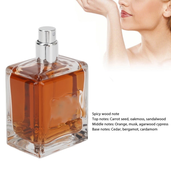 50 ml Miesten tuoksu appelsiini pitkäkestoinen läpinäkyvä puinen maku tuoksu miehille