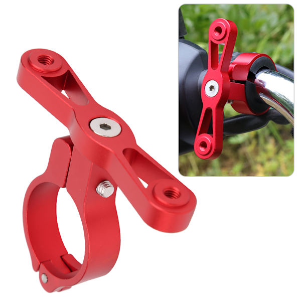 Aluminiumlegering Cykelflaskhållare Konverteringsfäste Cykel Justerbar koppfäste Adapter Röd