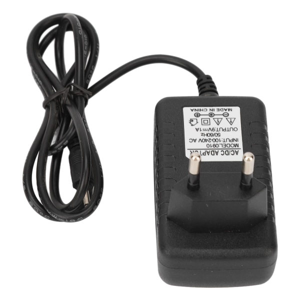 9V1A DC Adapter Laddare 50‑60HZ kompatibel power för nagellackare EU-kontakt 100‑240V