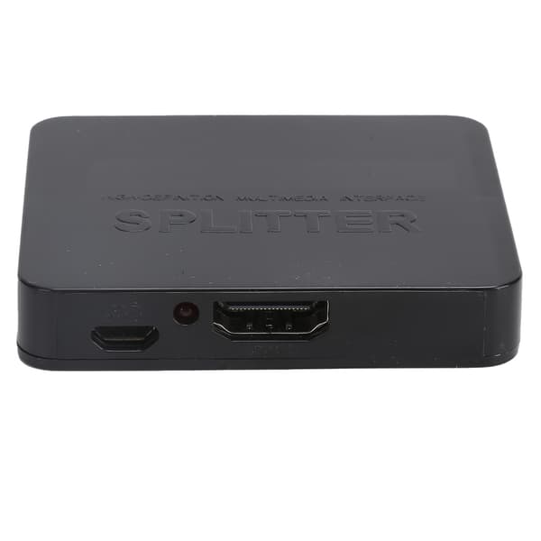 1 in 2 ut HD Multimedia Interface Splitter för duplicering/spegling av förstärkare, dubbla bildskärmar 4K 1080P 3D