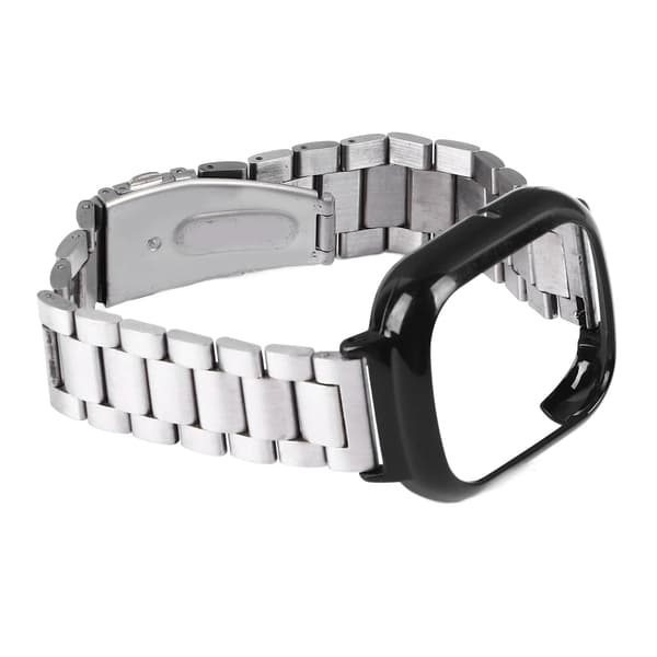 Udskiftningsurrem forhindrer ridser Rustfrit stål Smart Watch-etui med rem til Honor 4