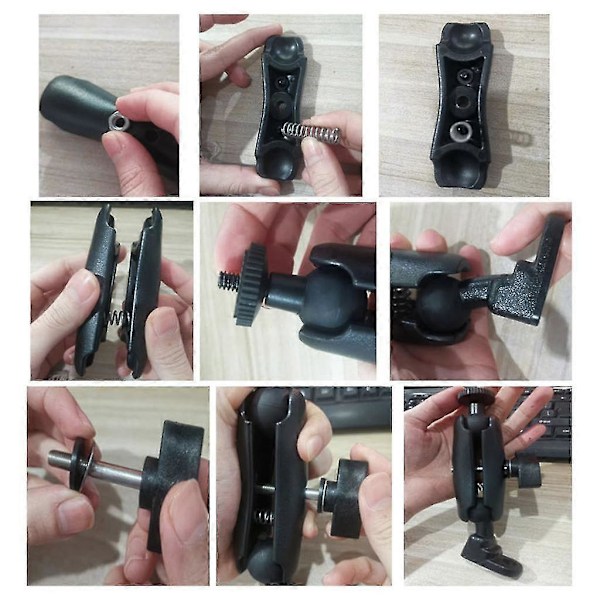Moottoripyörän taustapeilikameran pidike Insta 360 One/One X/Osmo/Hero - Pyörän ohjaustangon kiinnike, pieni putken halkaisija
